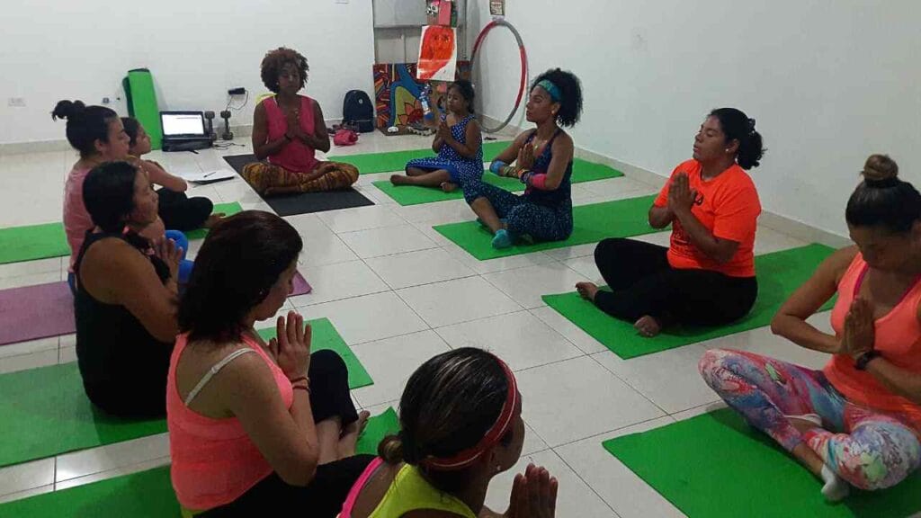 clase de yoga