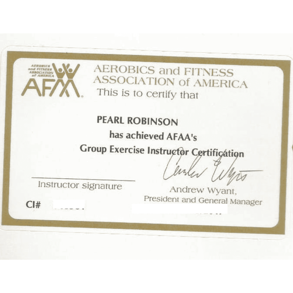 AFAA certificacion de instructor de clases grupales