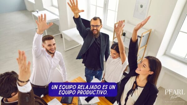 Un equipo relajado es un equipo productivo._ Un equipo relajado es un equipo productivo._