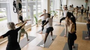 Yoga Corporativo con pearl fitness panama