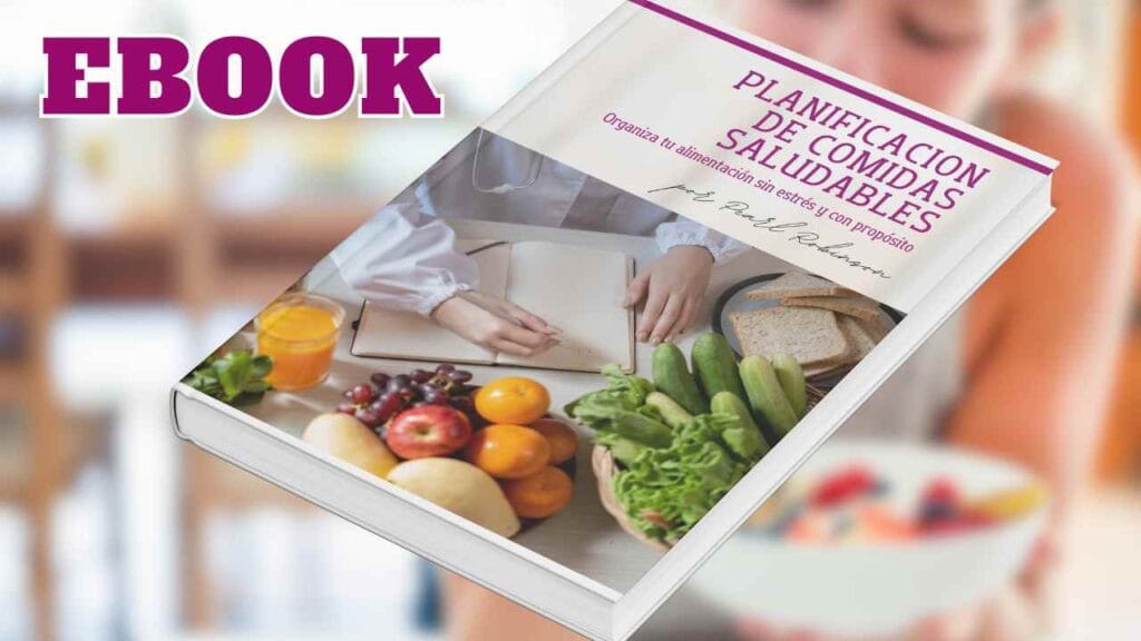 Adelgaza Fácil y Rápido 6 ebook planificacion de comidas saludables
