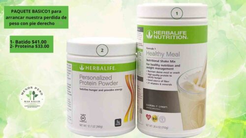 batido y proteina de herbalife