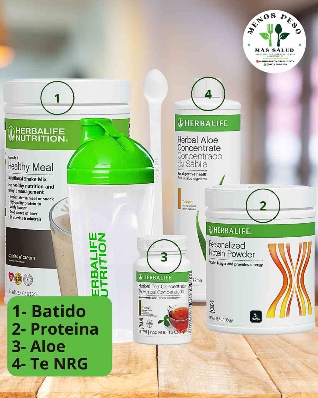 Menos Peso con Herbalife 3 Aloe Concentrado