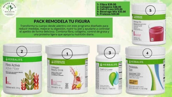 pack remodela tu figura